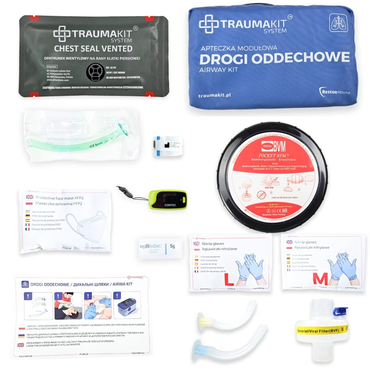 TRAUMA KIT Apteczka Modułowa (D) - Drogi Oddechowe - obrazek 5