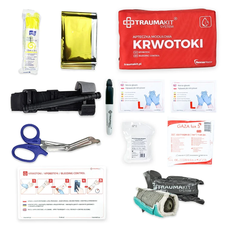TRAUMA KIT Apteczka Modułowa (K) - Krwotoki - obrazek 6