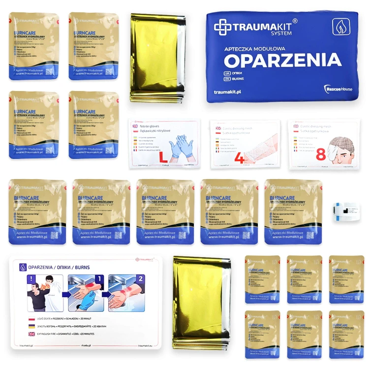 TRAUMA KIT Apteczka Modułowa (O) - Oparzenia - obrazek 8